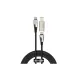 Baseus Flash Series Square Head Type-C to C + DC 100W Fast Charging Data Cable (Black)